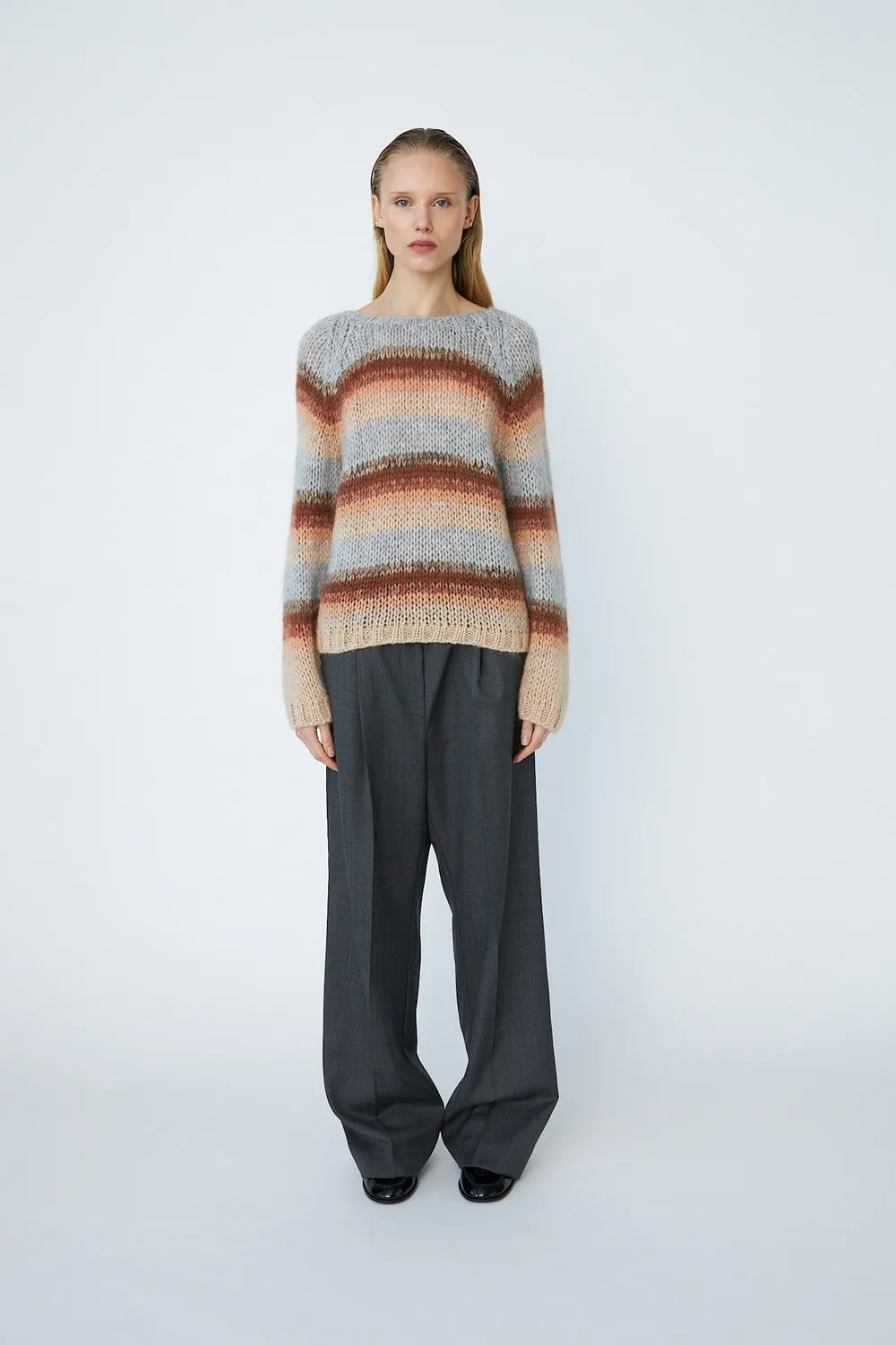 DAWNXDARE Barcelona 910 striktrøje natural shade beige