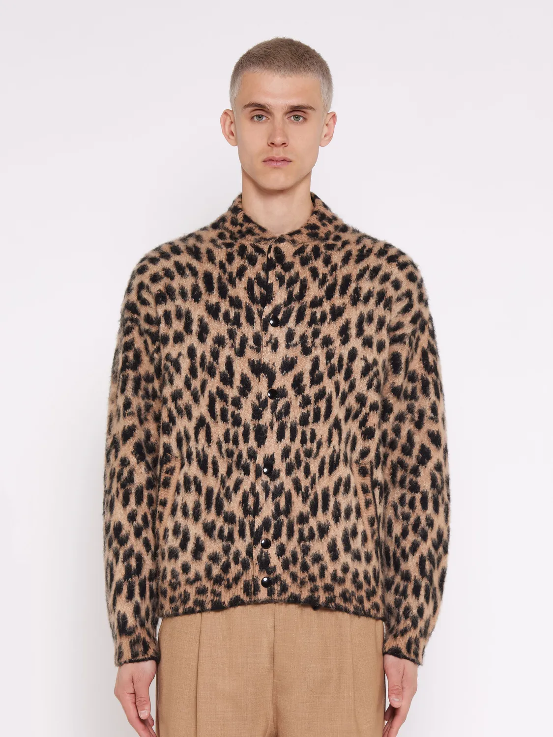 Laneus Brushed Spotted Boxy Bomber bomberjakke