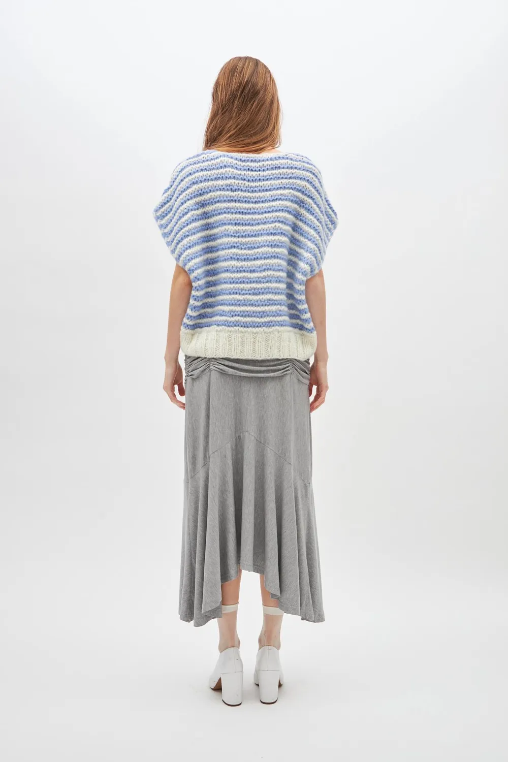 Dawnxdare Capri Stripe strikvest 642 Indigo kabel