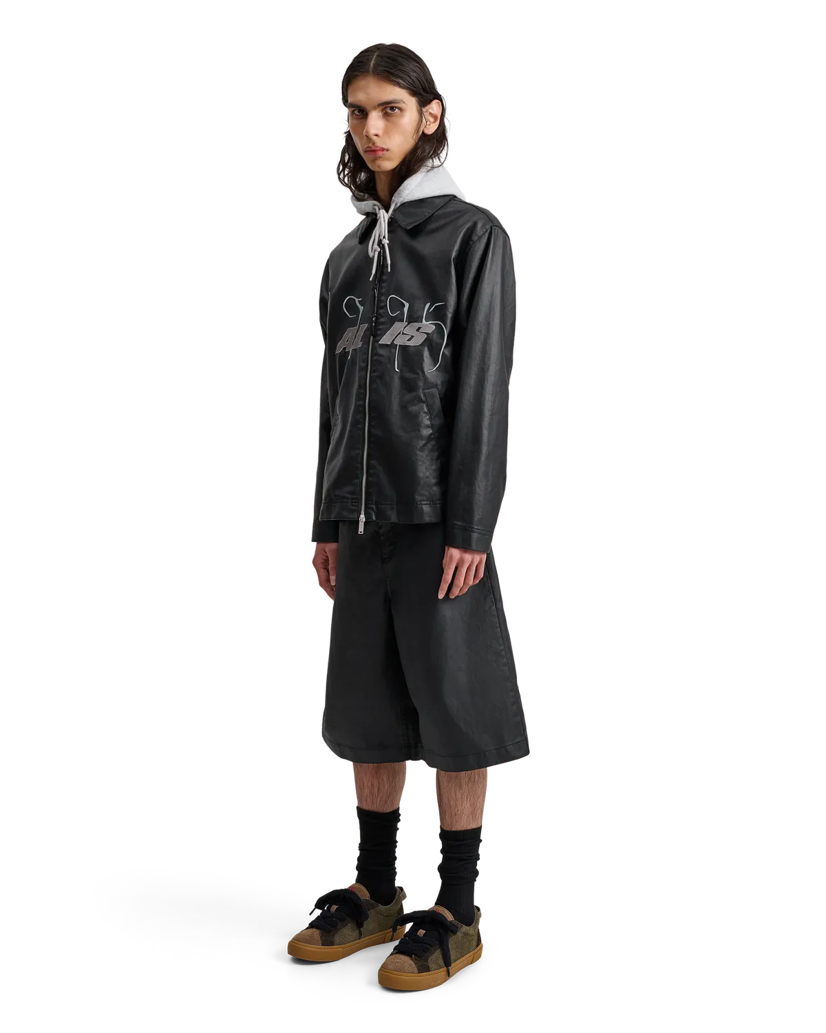Alis Chaz denimshorts glossy sort vide