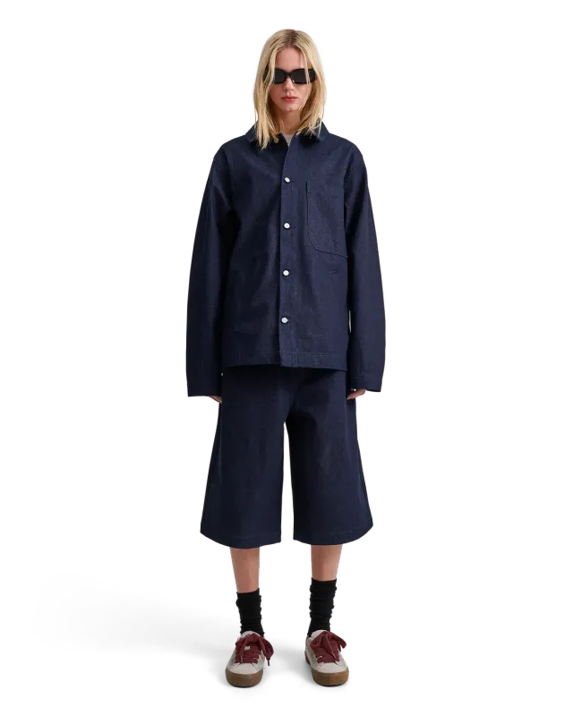 Alis Viren Short Worker Jacket workerjakke blå kort