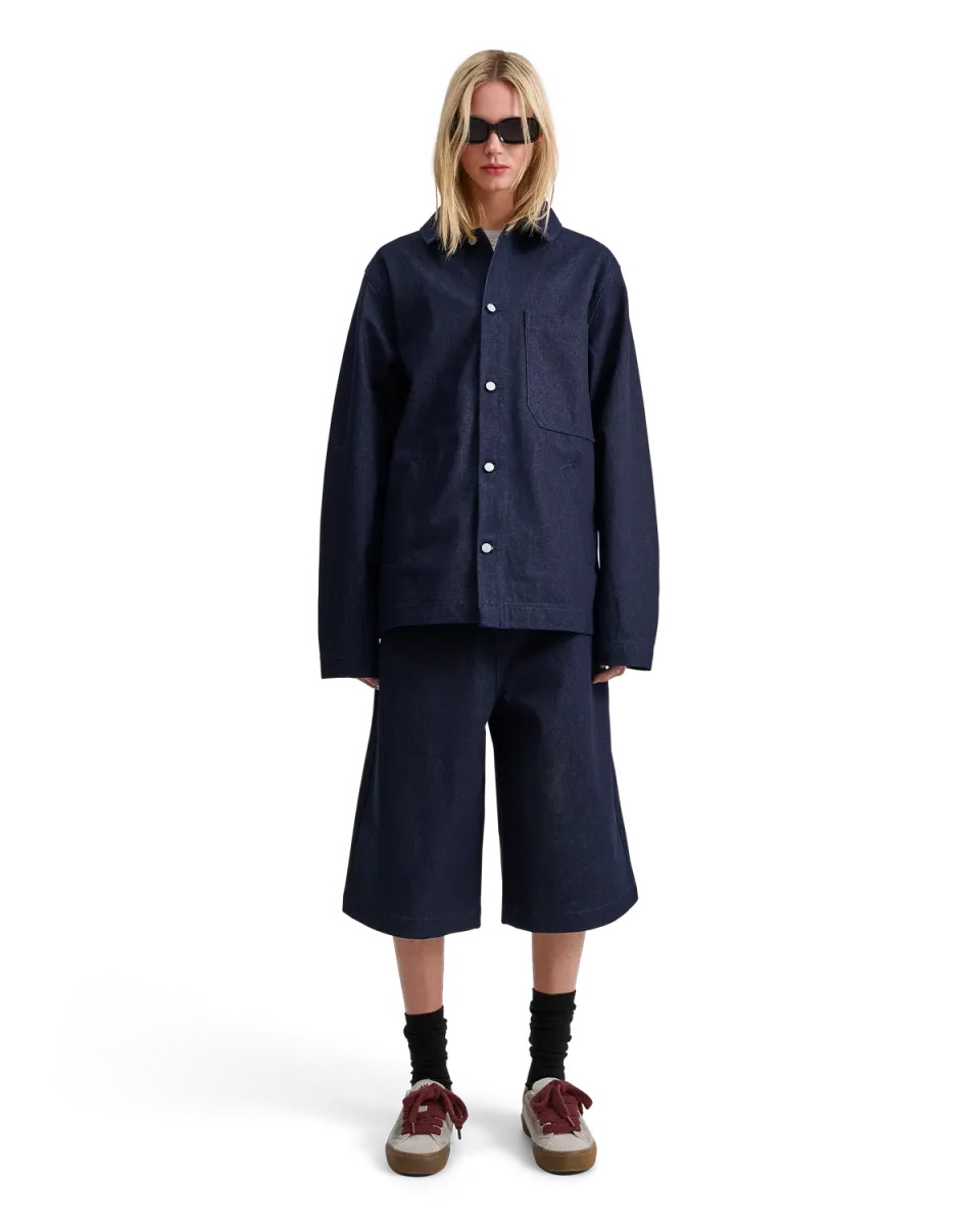 Alis Viren Short Worker Jacket workerjakke blå kort
