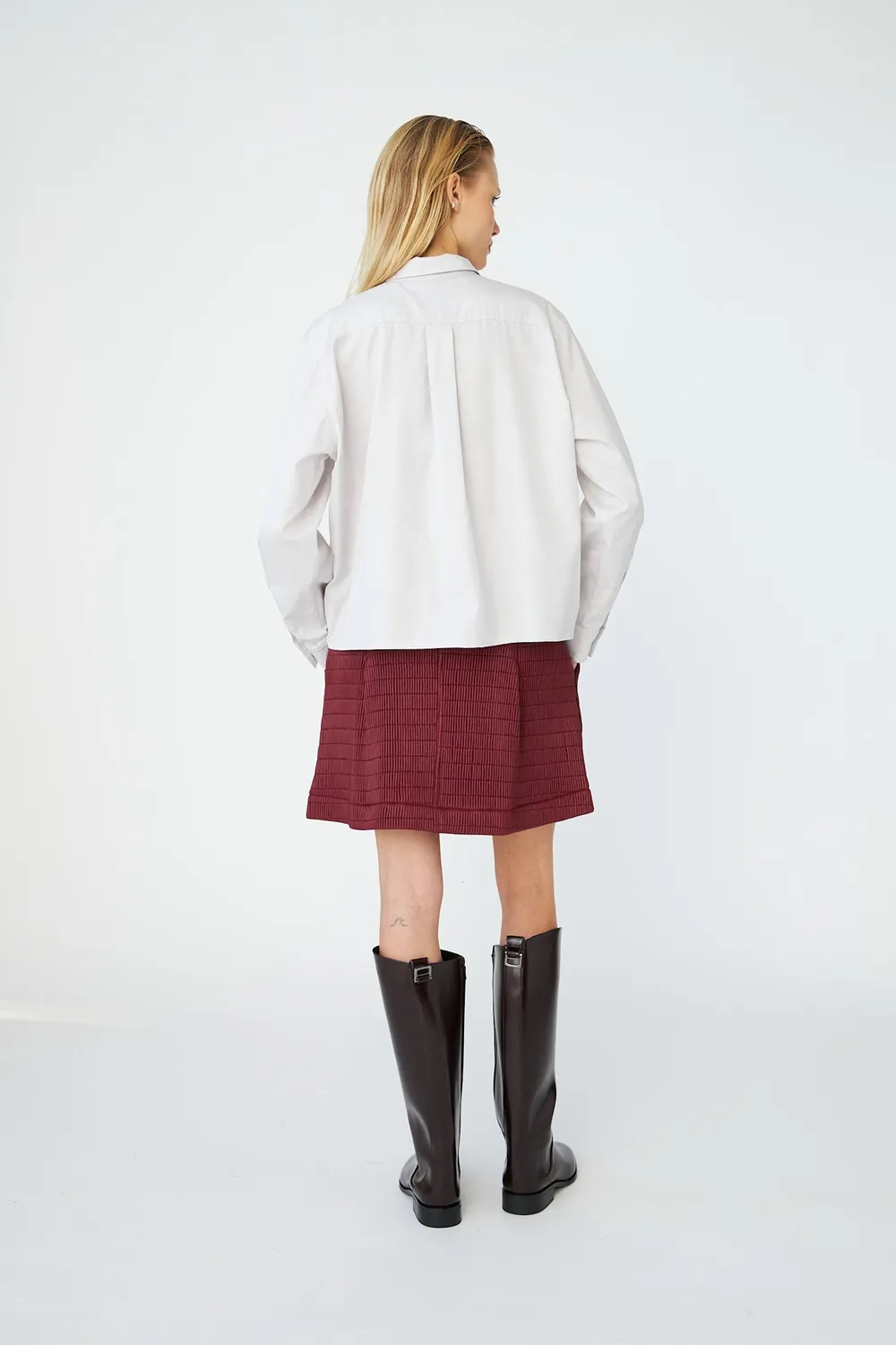 DAWNXDARE Darcie skjorte 101 white bomuld