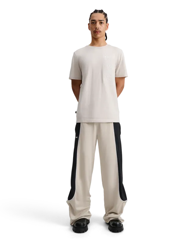 Alis Jeron Essential T-shirt Graphic Embroidery off white bomuld