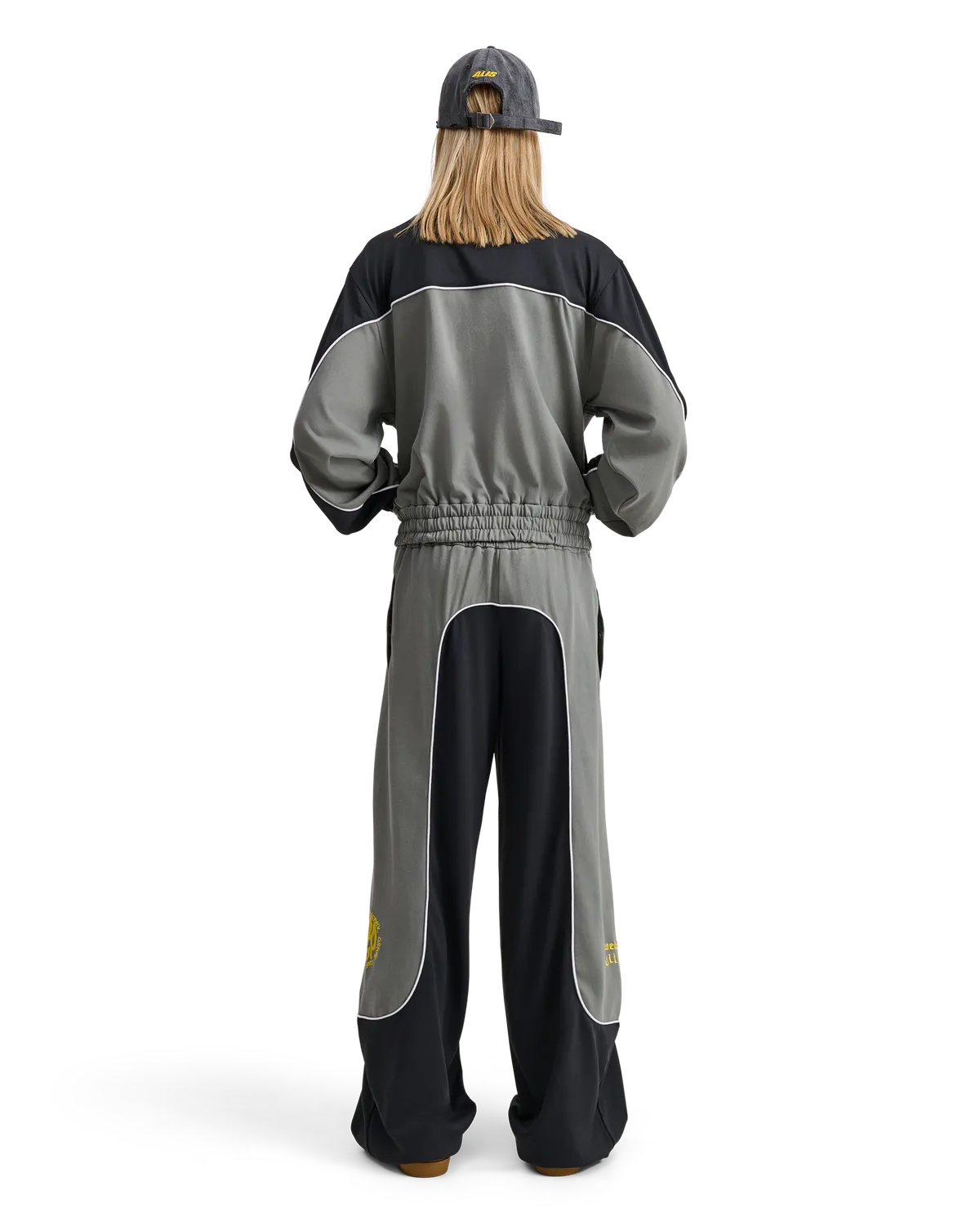 Alis Koston kasket washed grey bomuld