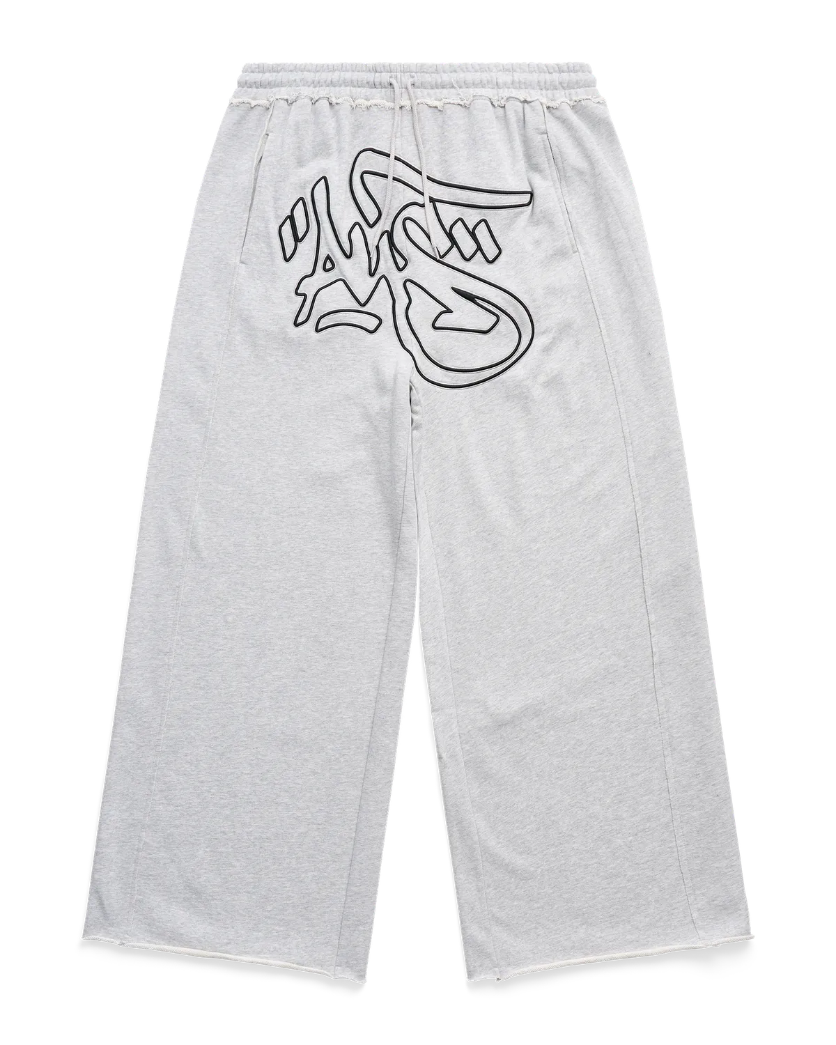 Alis Mikheil sweatpants wide grey melange