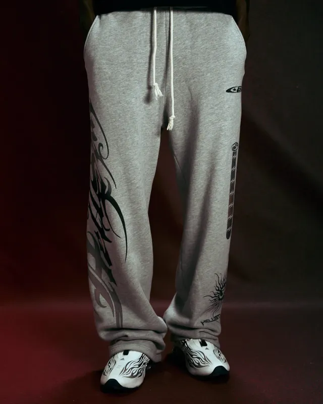 Hellstar Sunrise HSAD2SW01 joggingbukser grå fleece