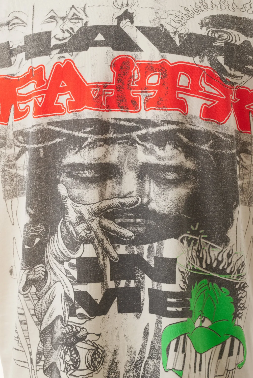 Hellstar Have Faith t-shirt hvid vintage