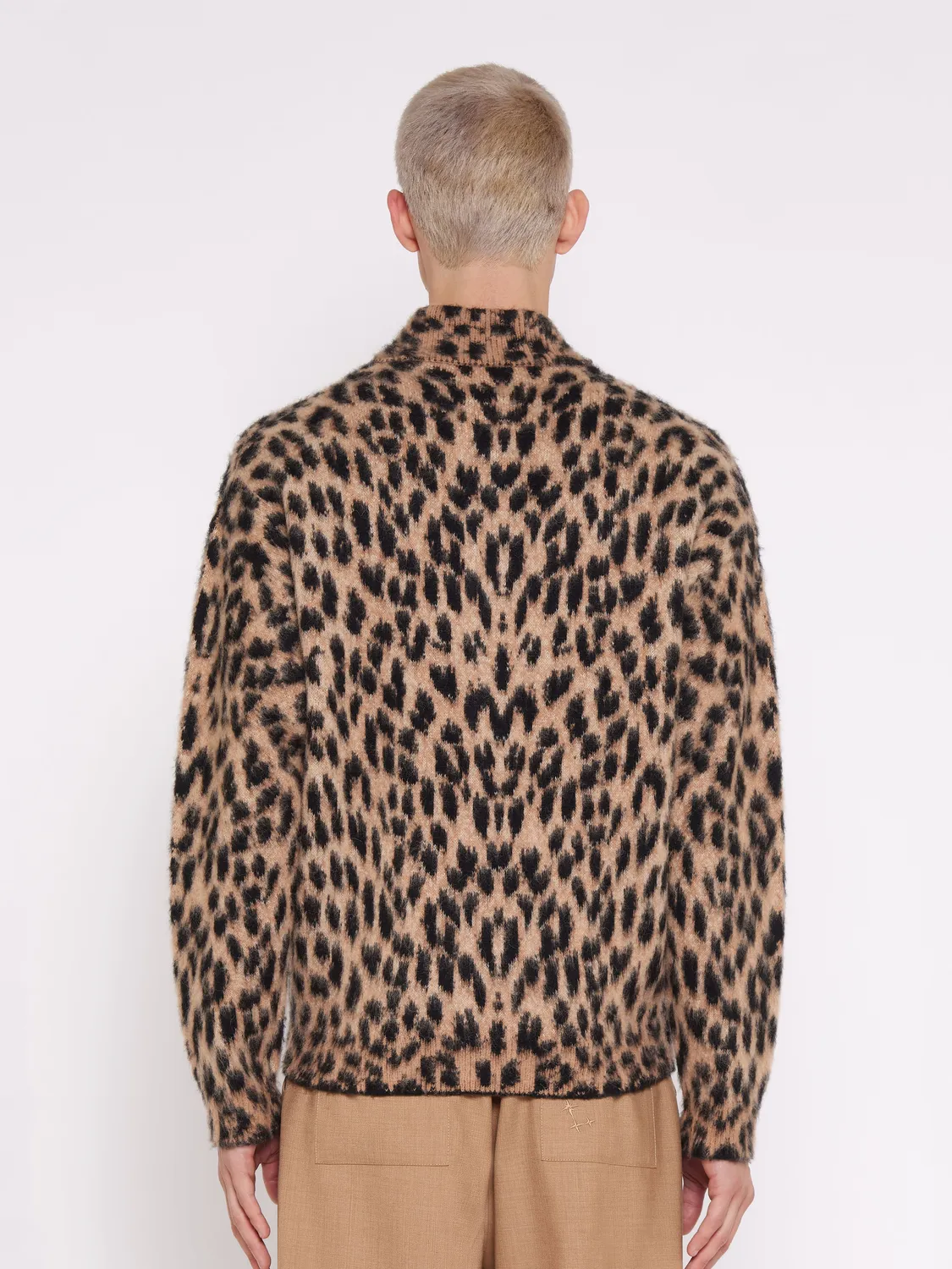Laneus Brushed Spotted Boxy Bomber bomberjakke