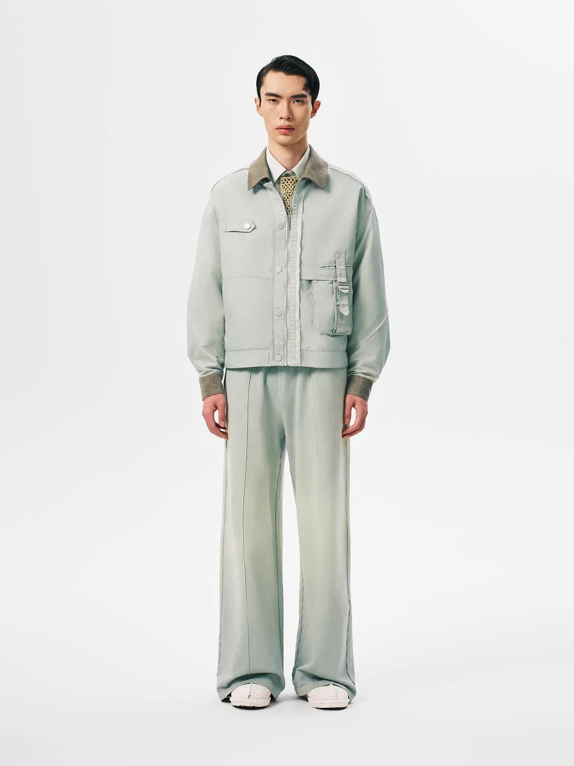 Feng Chen Wang Workwear arbejdsjakke celadon unisex