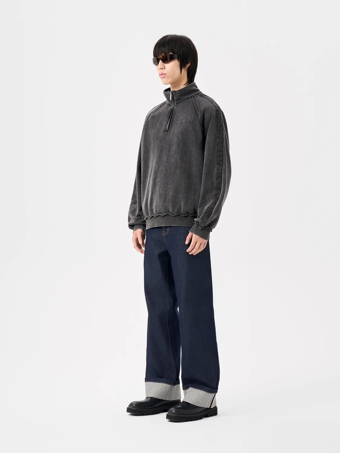 Feng Chen Wang Tie-Dye polo shirt washed