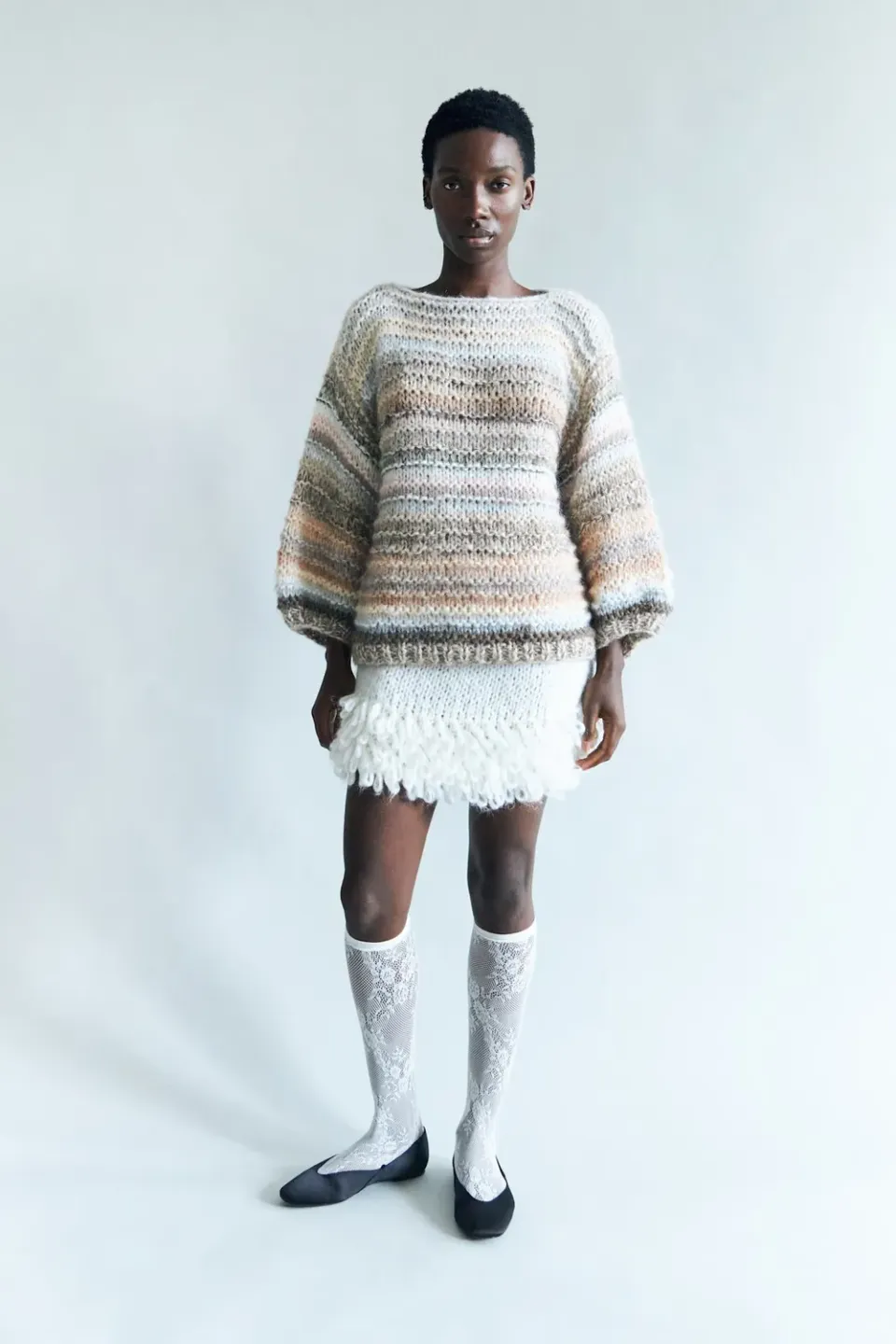 DAWNXDARE Rosa 192 Peat sweater mohair