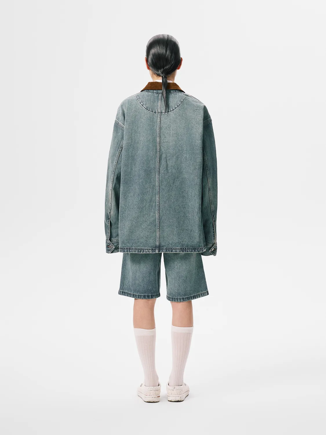 Feng Chen Wang Denim jakke relaxed fit