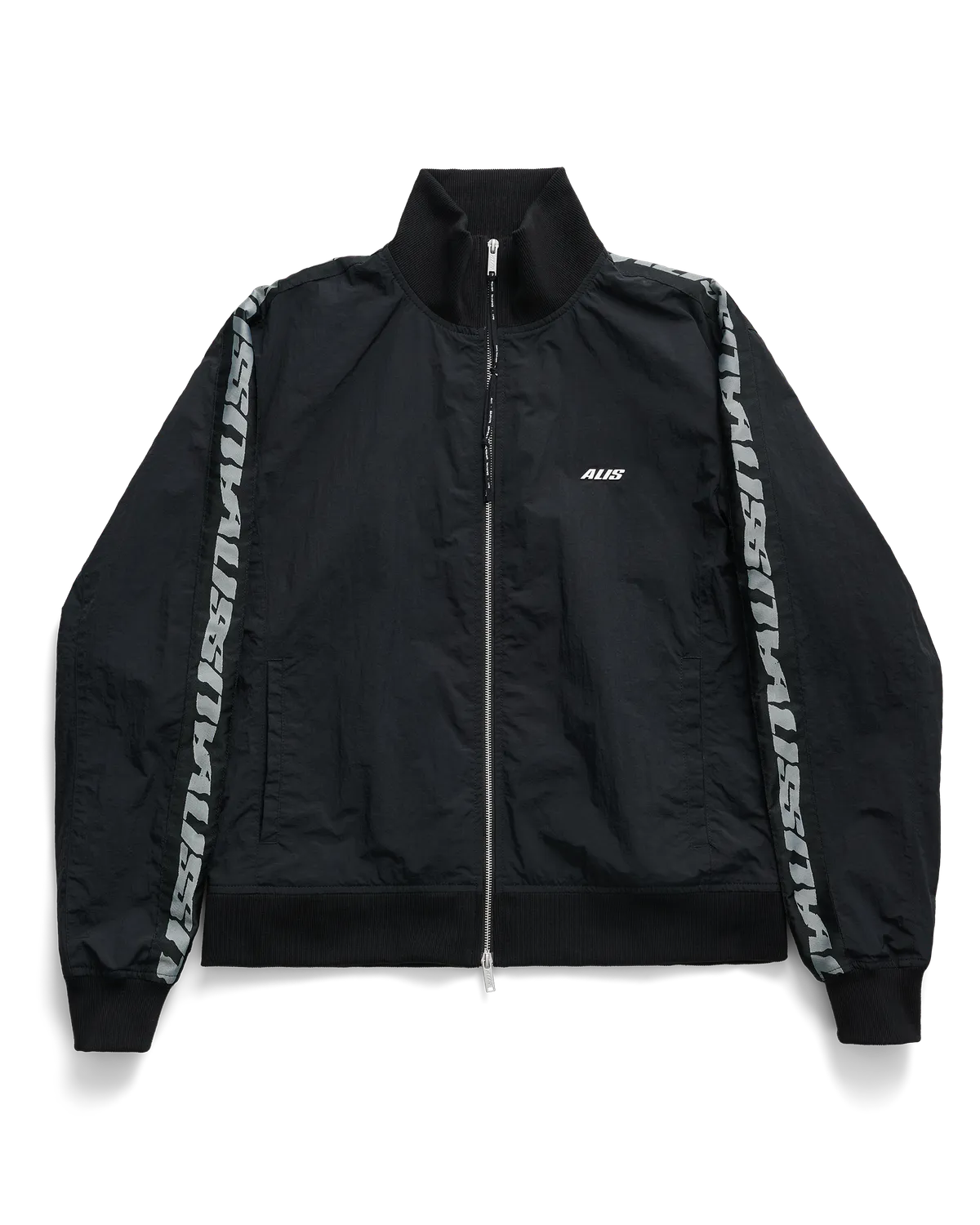 Alis Abbate løs track top sort nylon