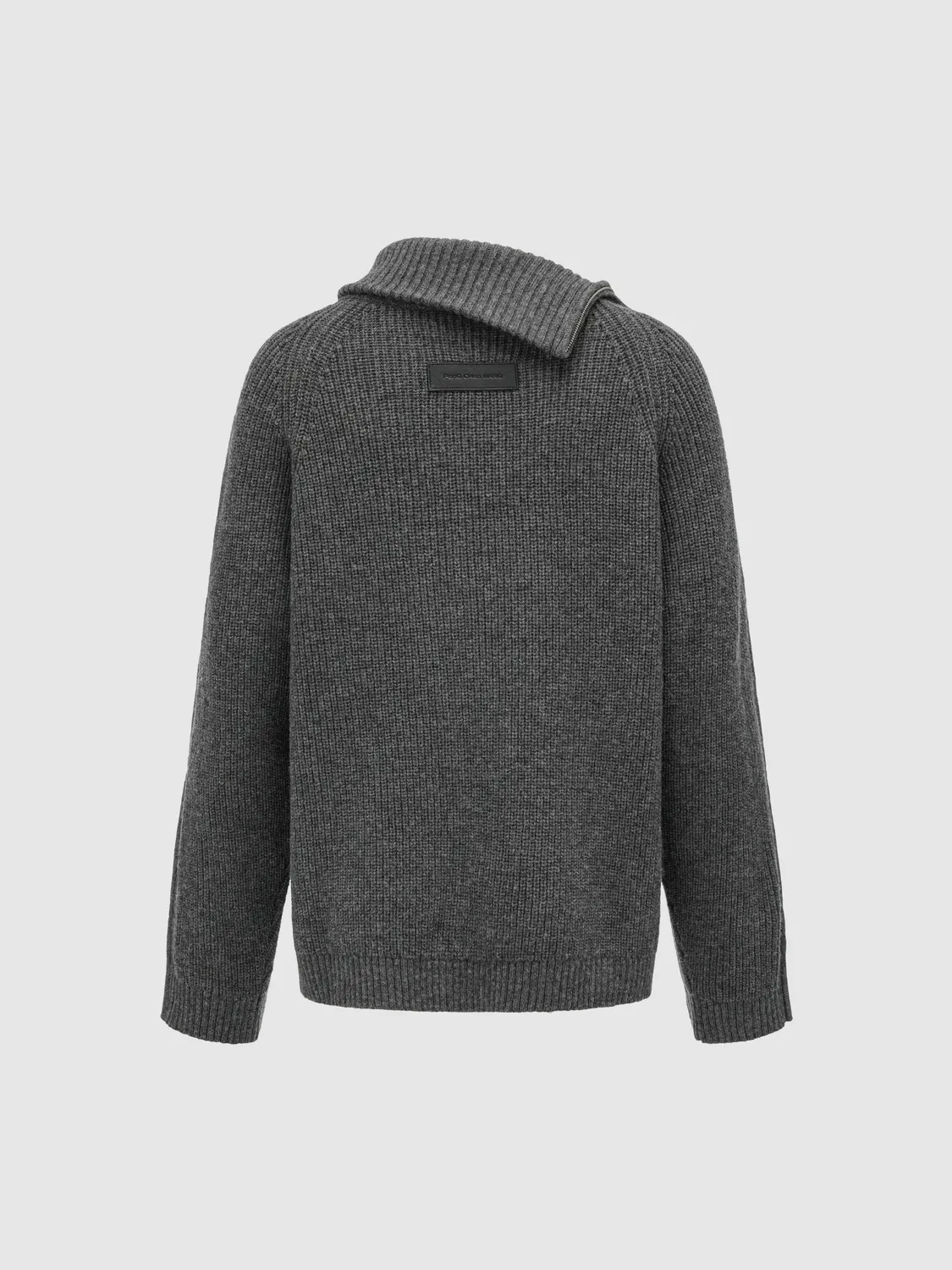 Feng Chen Wang Deconstructed Shirt Fabric Sweater strik patchwork