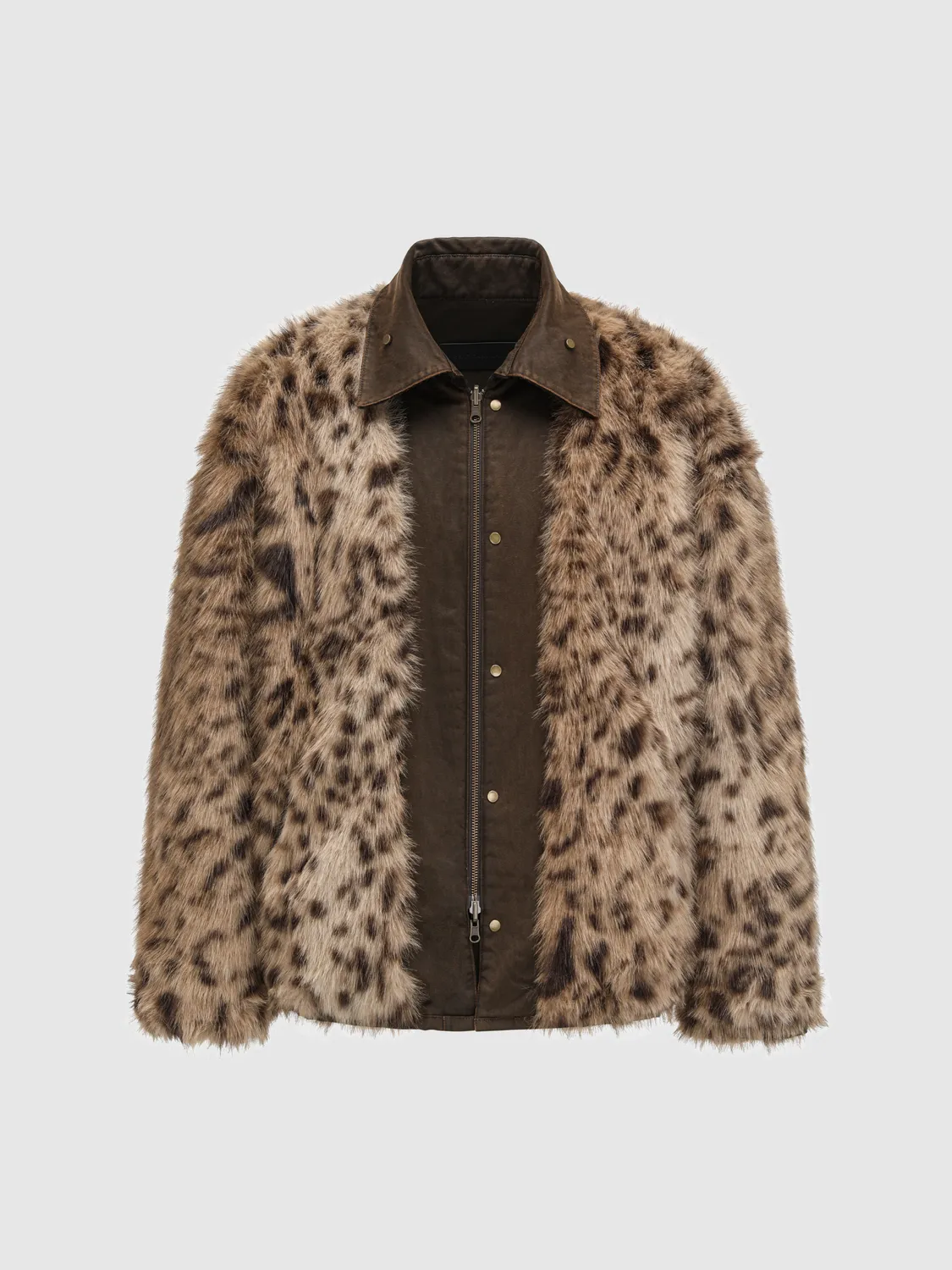 Feng Chen Wang Reversible Cotton jakke leopard