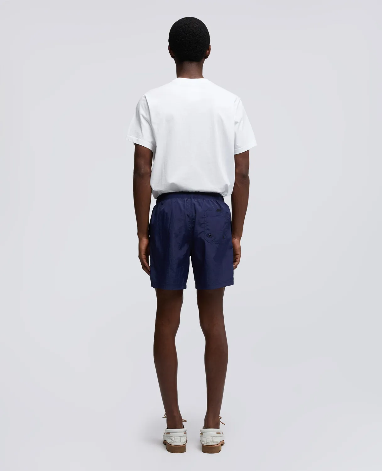 Aspesi badeshorts nylon navy crinkle