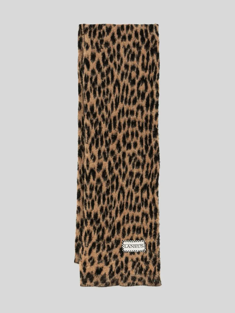 Laneus Brushed Spotted tørklæde spotted alpakka