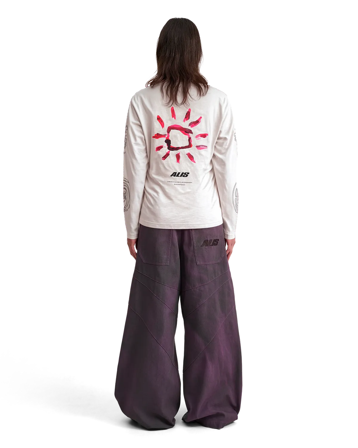 Alis Joshua langærmet bluse offwhite bomuld