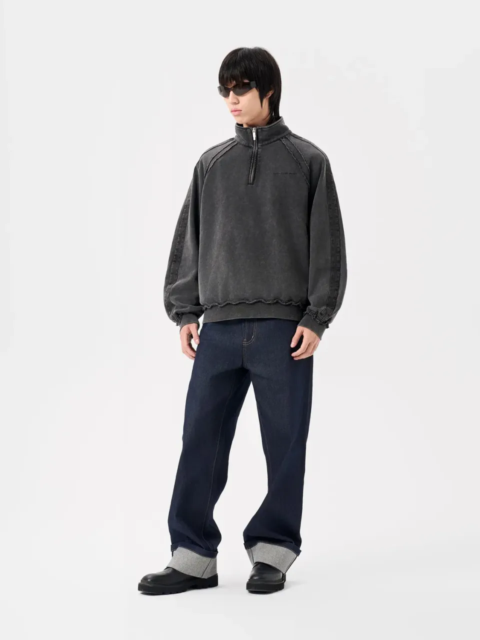 Feng Chen Wang Tie-Dye polo shirt washed