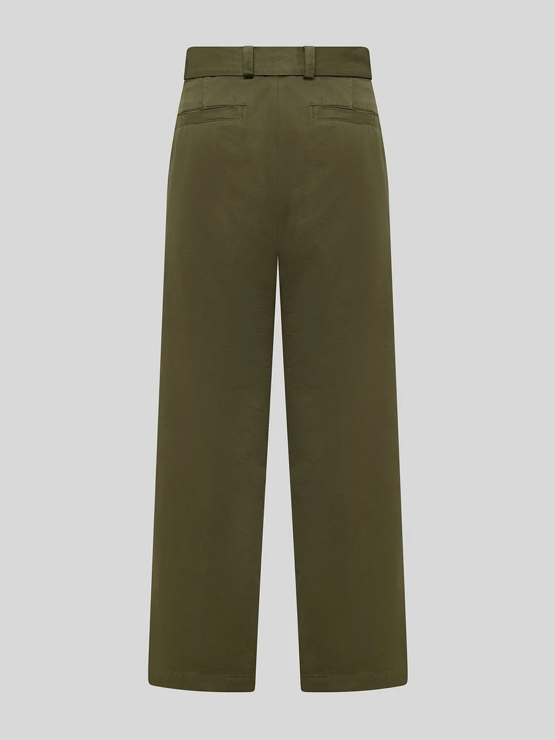 Laneus Downtown Relaxed bukser military green bomuld
