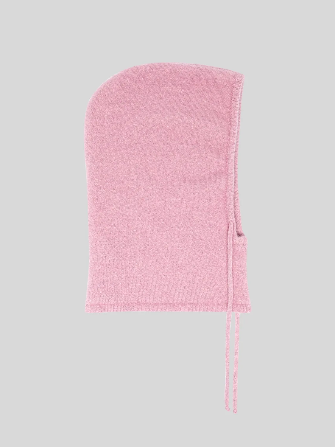 Laneus cashmere balaclava pink silke