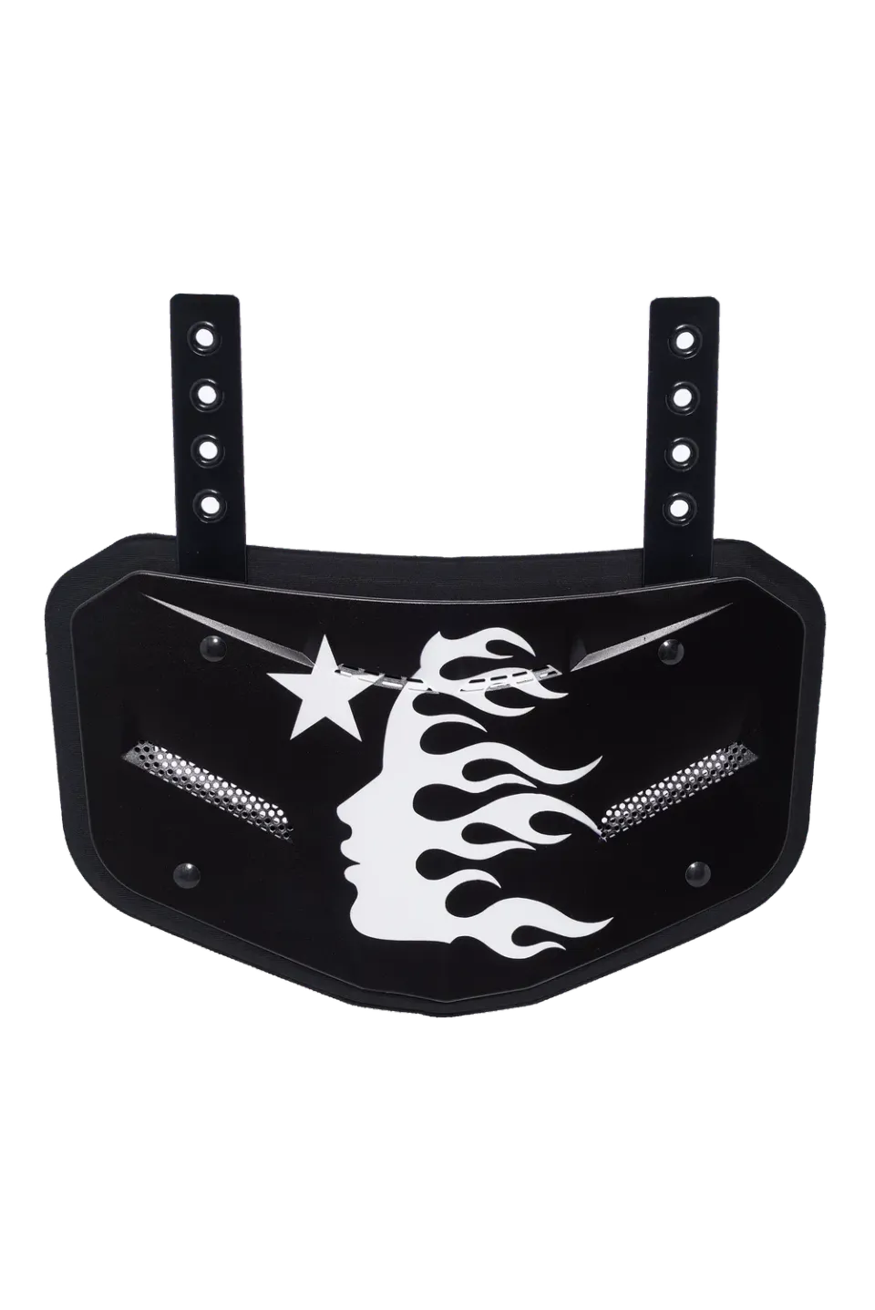 Hellstar Backplate rygplade voksen sort – mesh