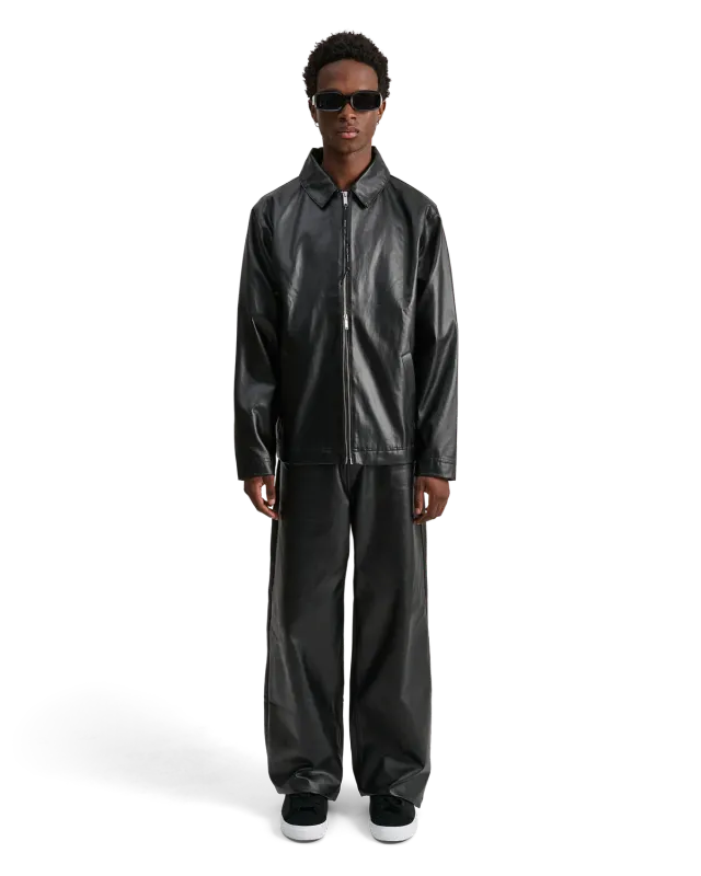 Alis Viren arbejdsjakke glossy black coated