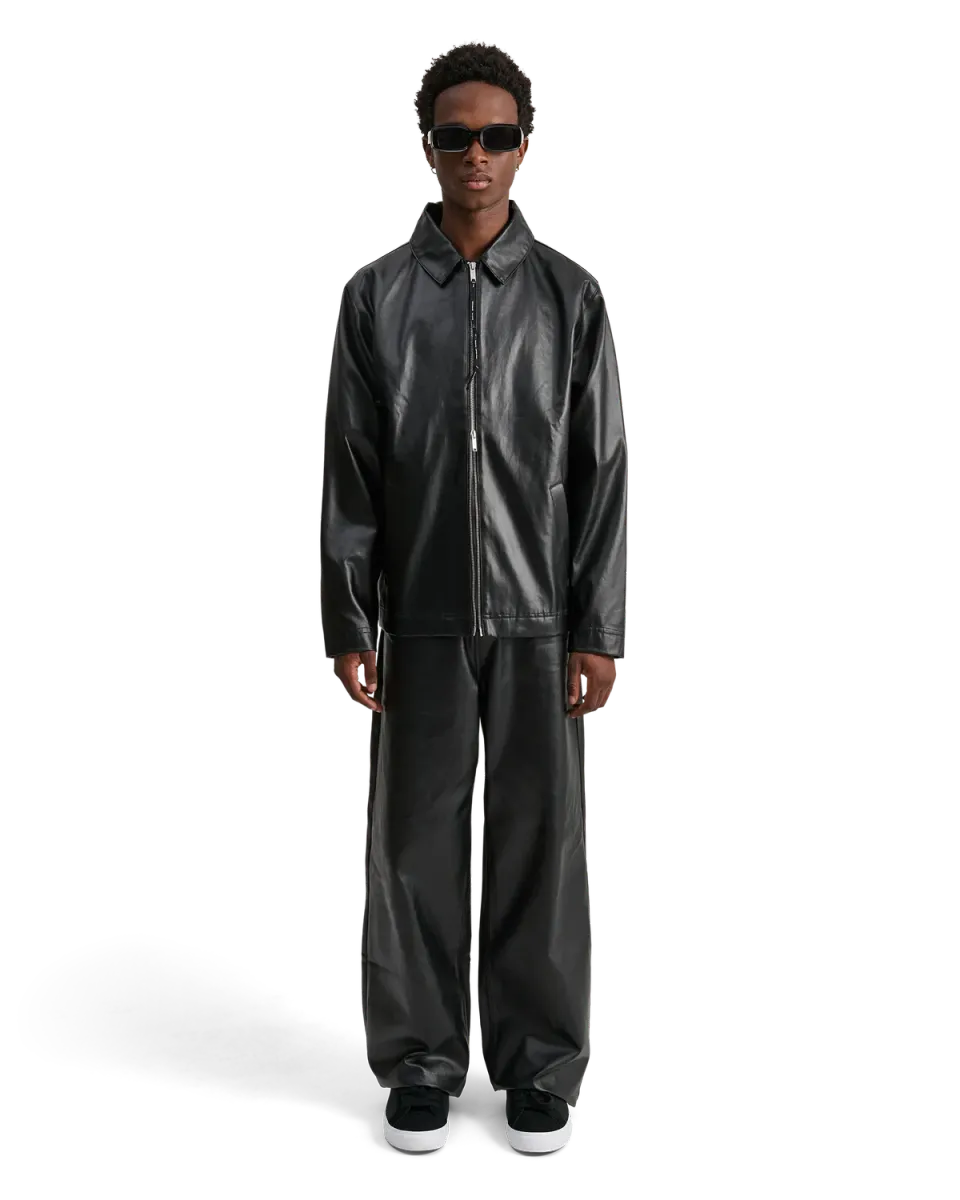 Alis Viren arbejdsjakke glossy black coated
