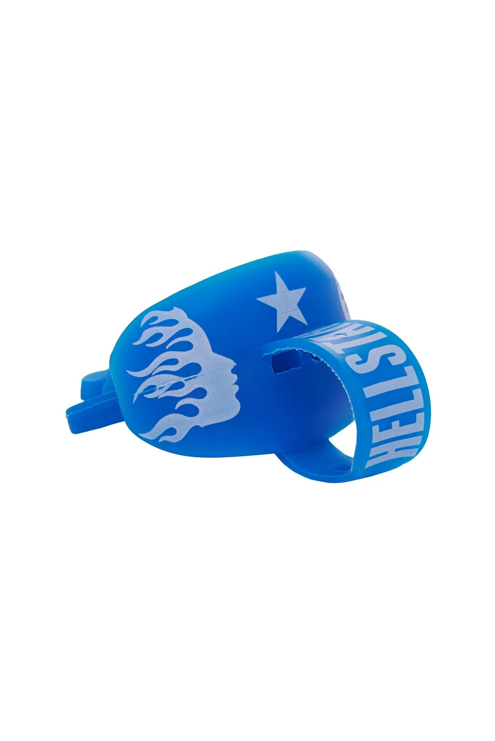 Hellstar Sports mundbeskytter med strop neon grøn OS