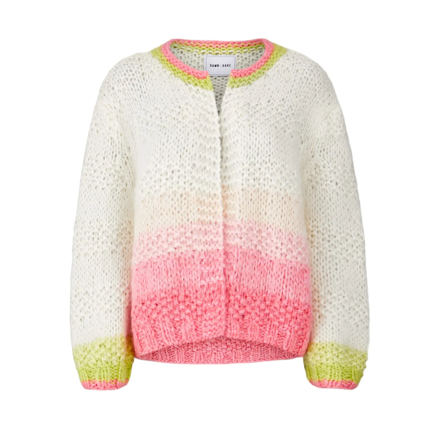 DAWNXDARE Gabi Shade cardigan 219 super pink cropped