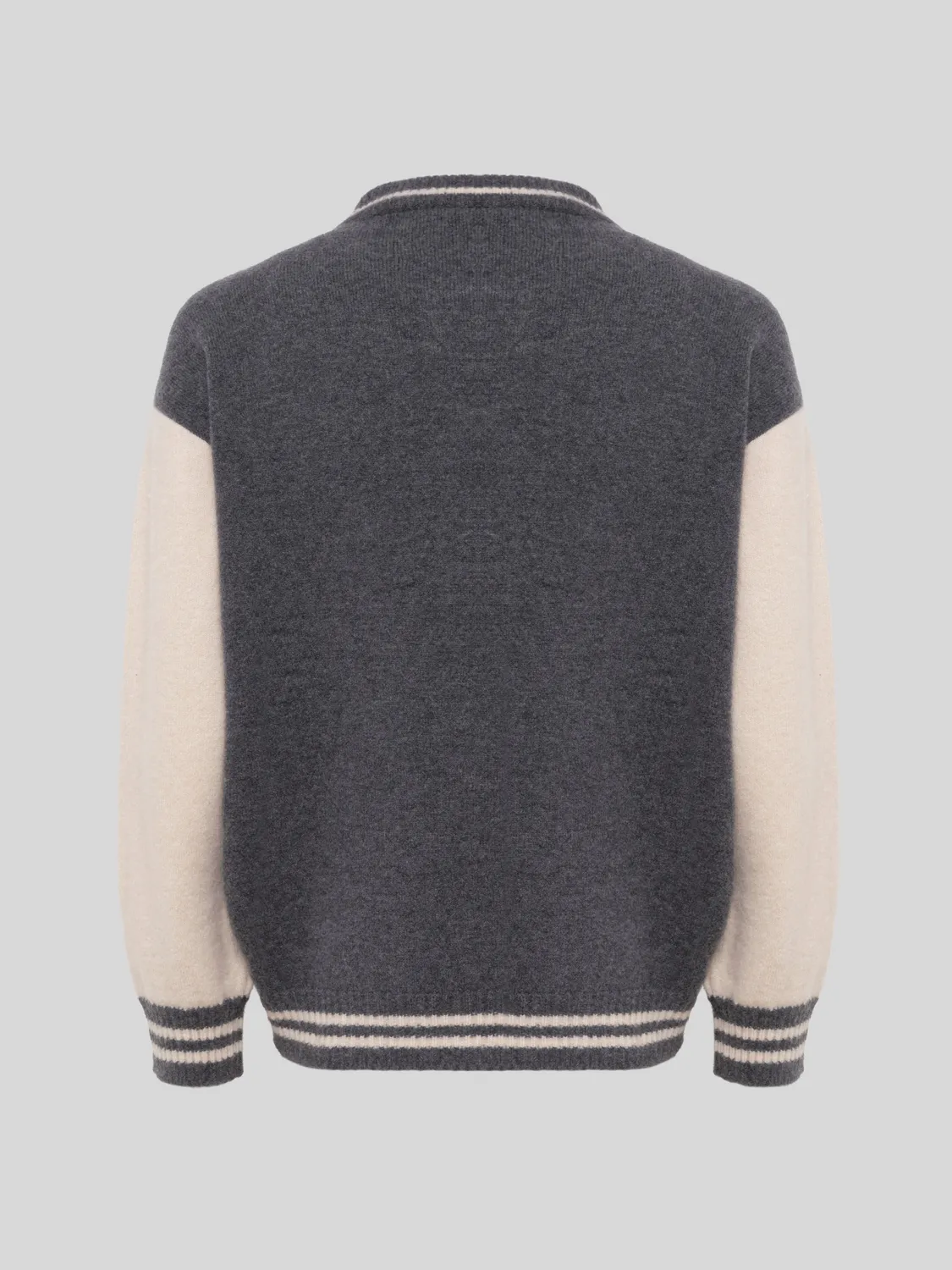 Laneus bomberjakke charcoal cashmere silke herre