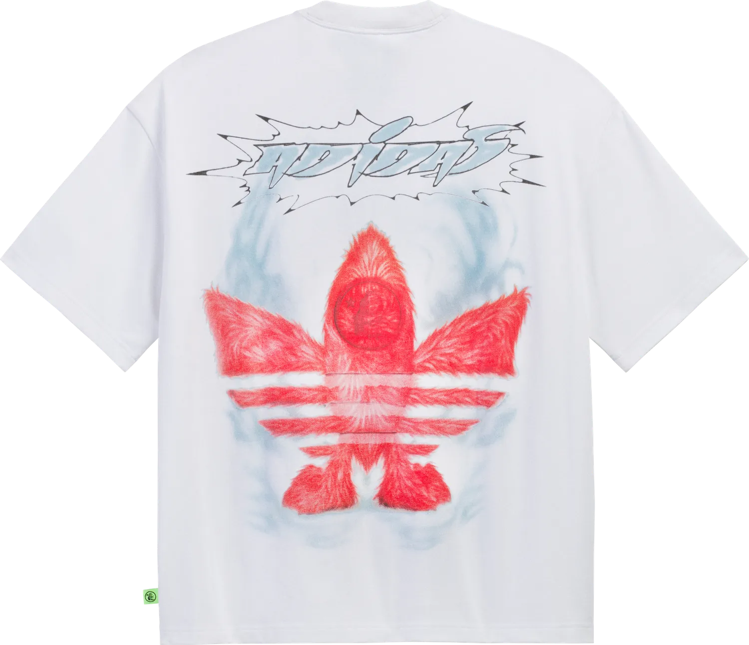 Hellstar x Adidas Graphic T-shirt hvid sten vask