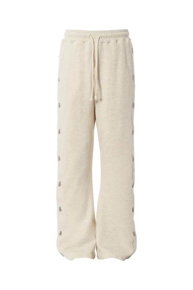 Hellstar Oatmeal Snap Sweats joggingbukser oatmeal