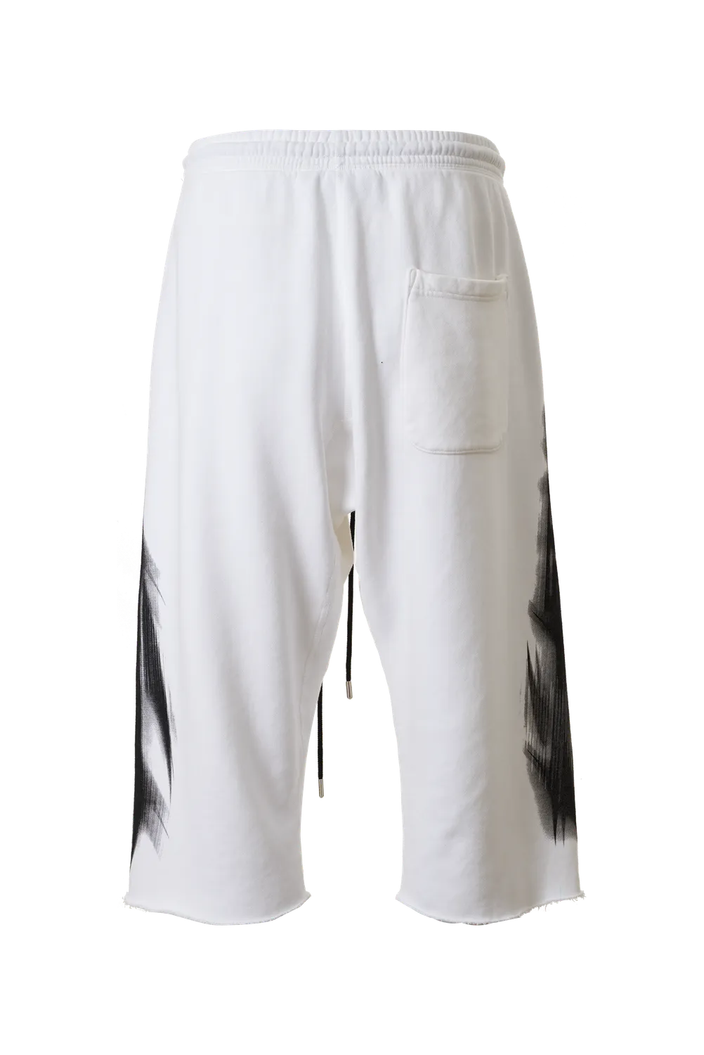Hellstar Blur 3/4 shorts hvid fleece