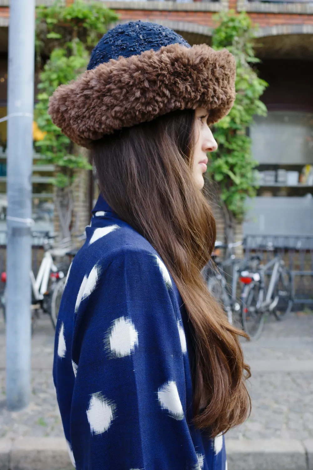 Caro Editions Garden Hat hat fake fur small