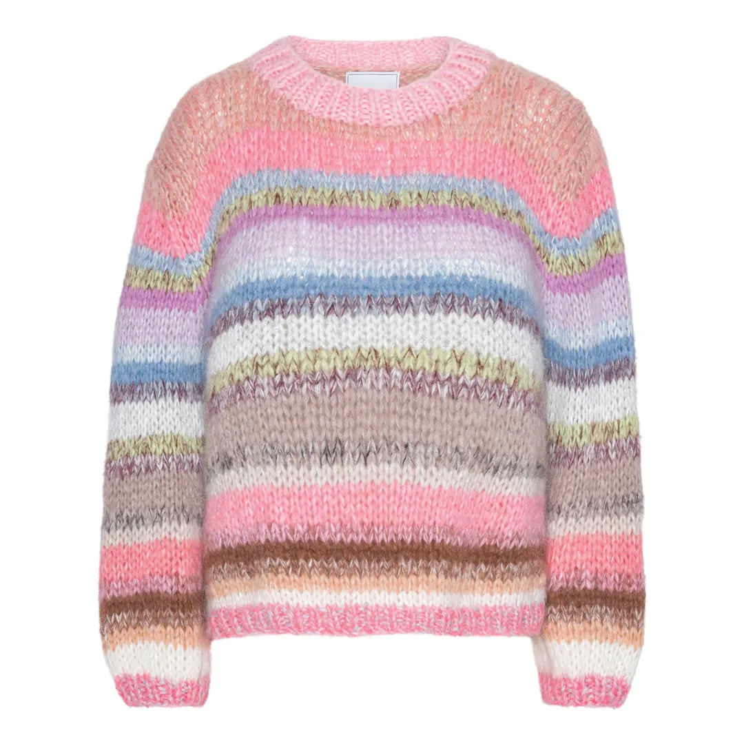 DAWNXDARE Genova striktrøje 919 Sorbet Multi – mohair