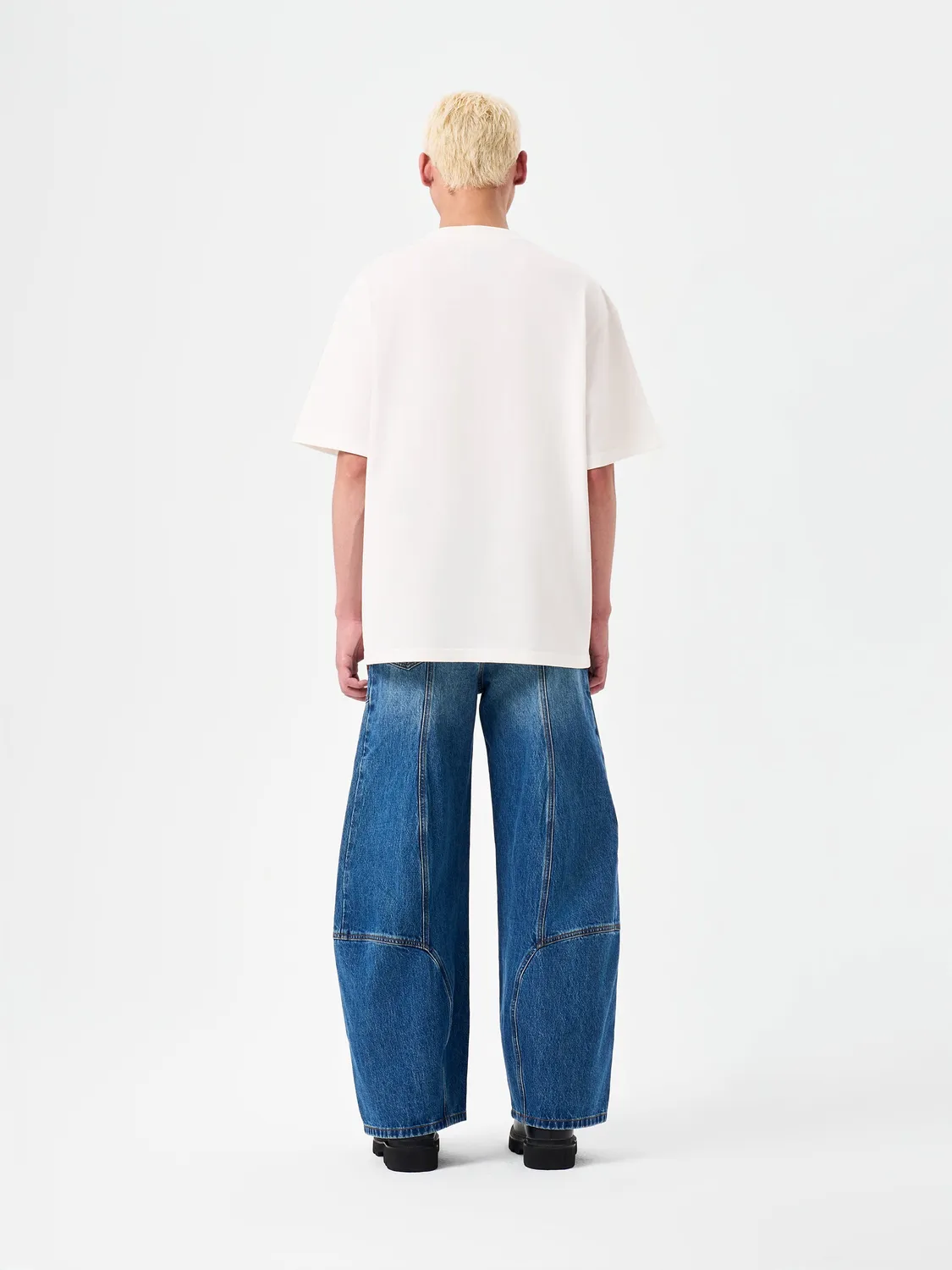 Feng Chen Wang White 2-in-1 Deconstructed t-shirt hvid