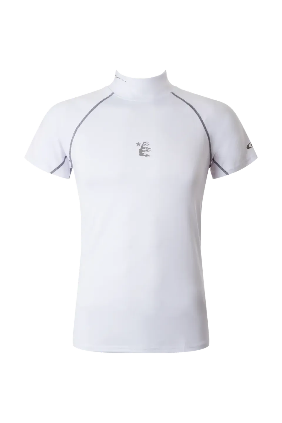Hellstar Mockneck HSSPCO01 compression t-shirt hvid