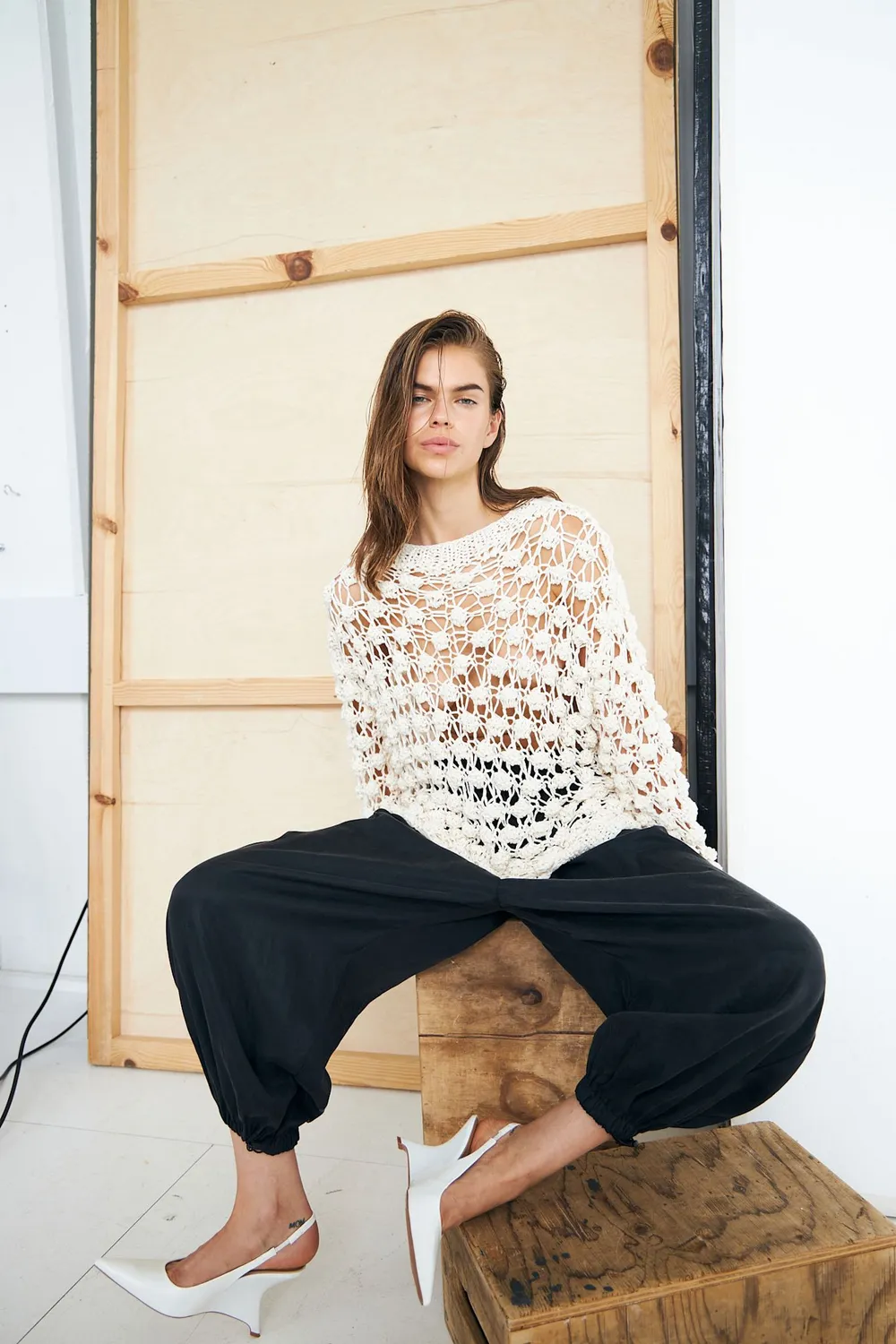 DAWNXDARE Beauty 110 Kit sweater hæklet
