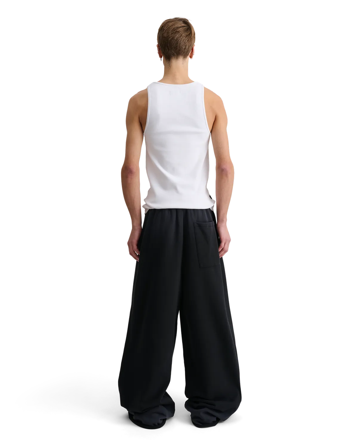 Alis Alas Wide Loose sweatpants faded black bomuld