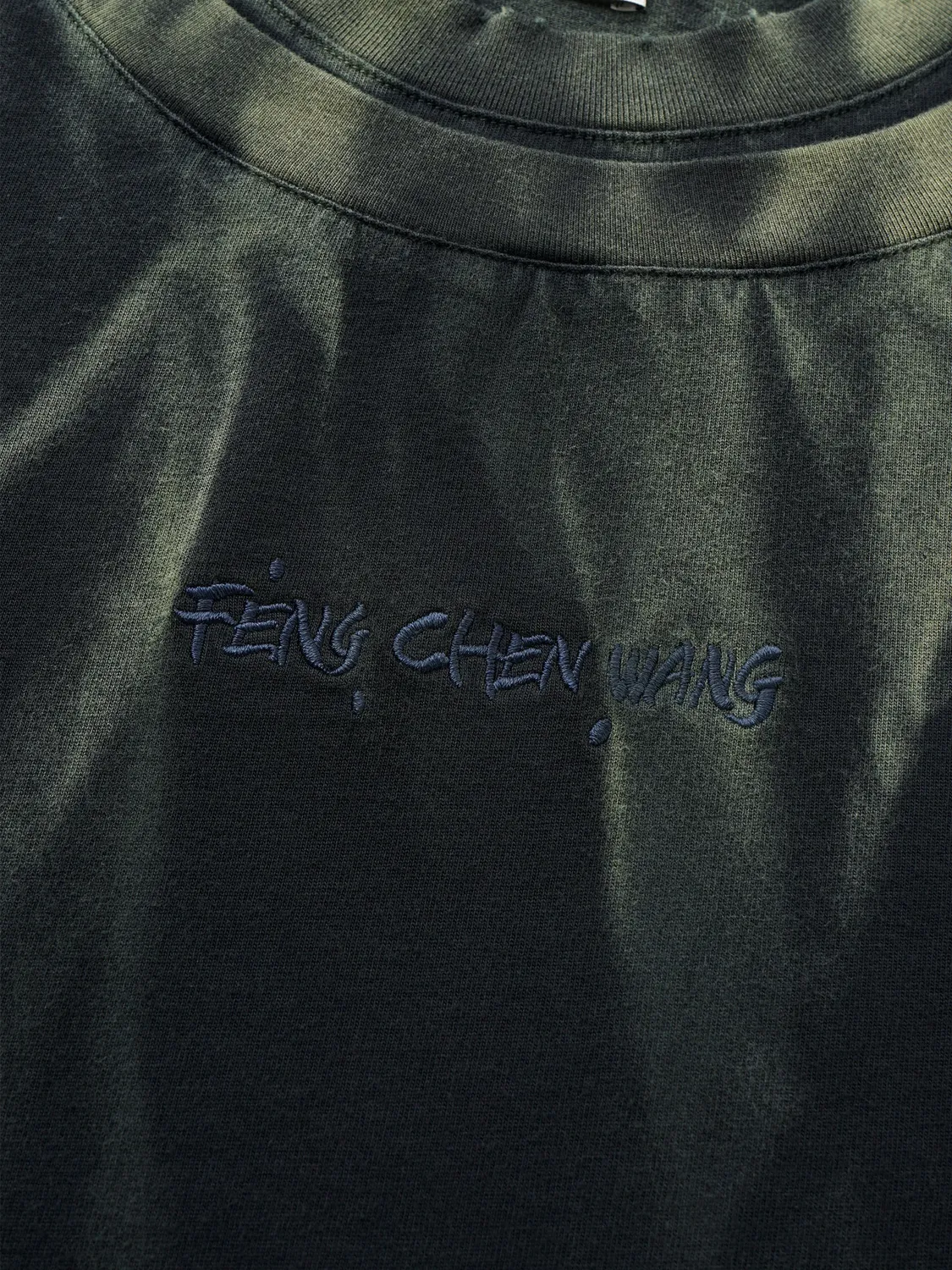 Feng Chen Wang Gradient Tie-Dye T-shirt kort ærme løs