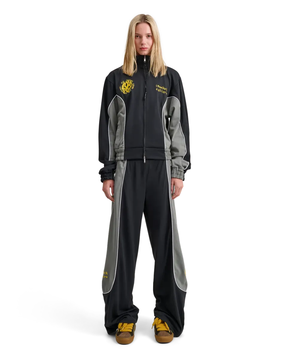 Alis Hristo Tony Fit tracktop sort grå cropped boxy