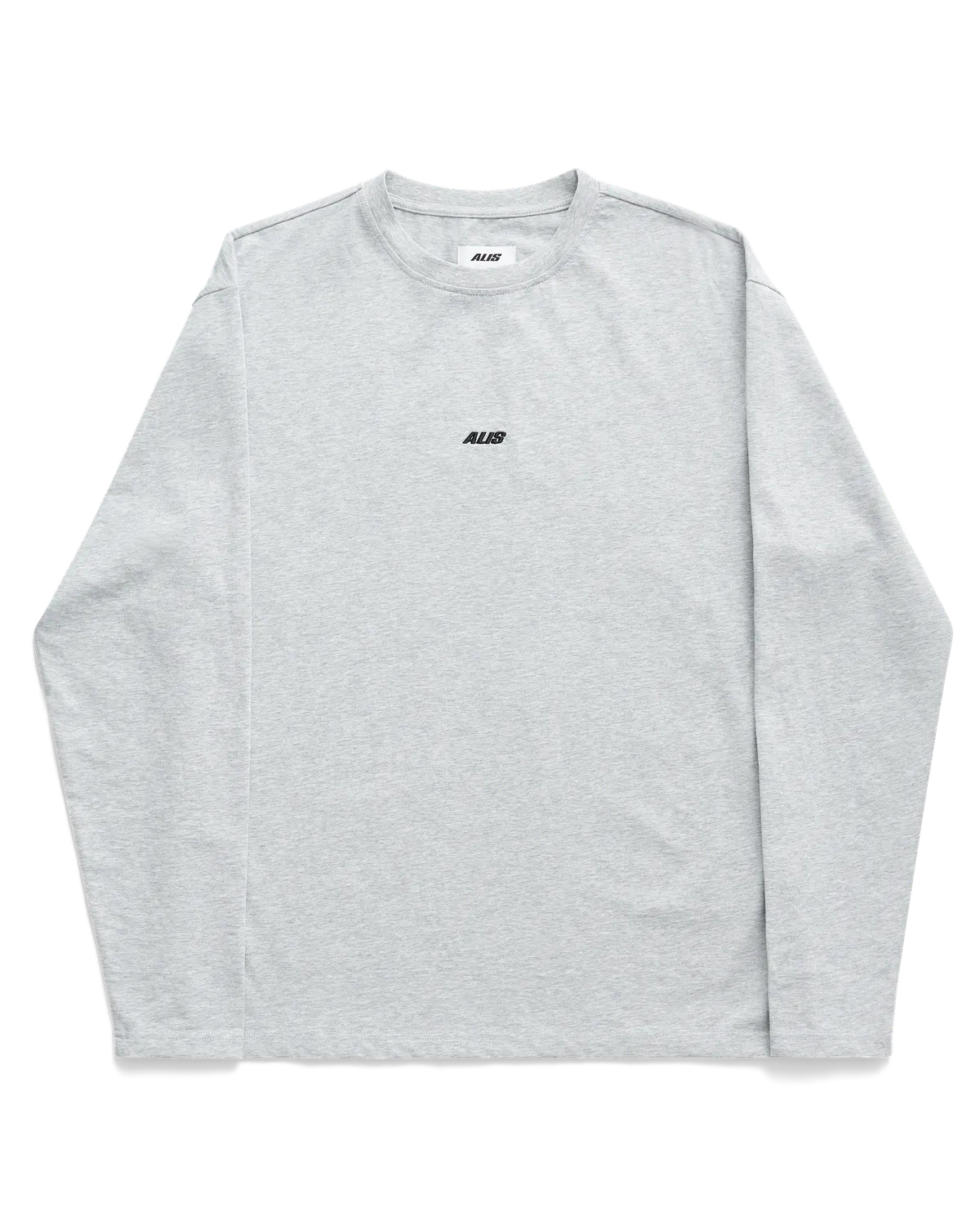 Alis Joshua langærmet t-shirt Grey Melange bomuld