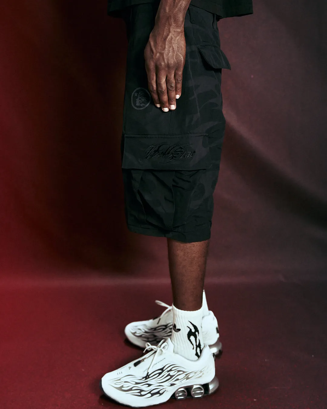 Hellstar Tribal Camo cargos shorts sort
