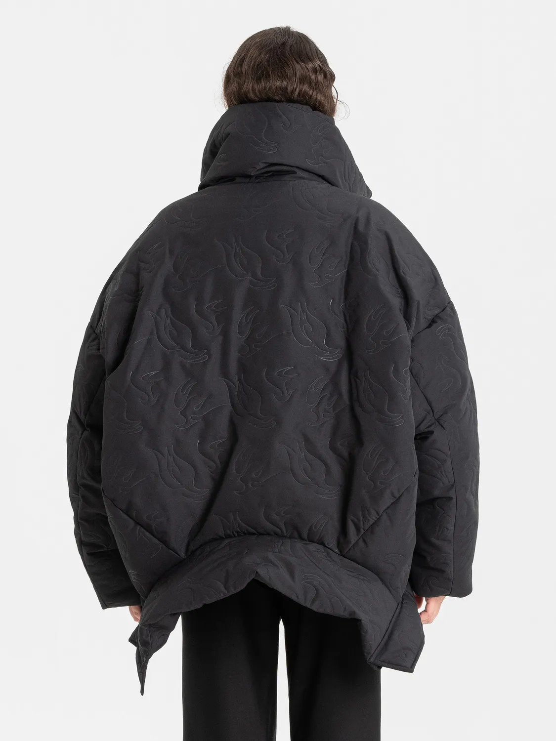 Feng Chen Wang Upside Down Quilted Phoenix jakke