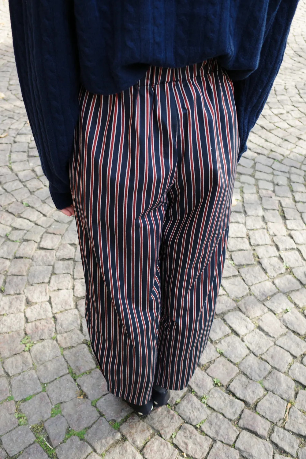 Caro Editions Coco bukser navy/bordeaux bomuld