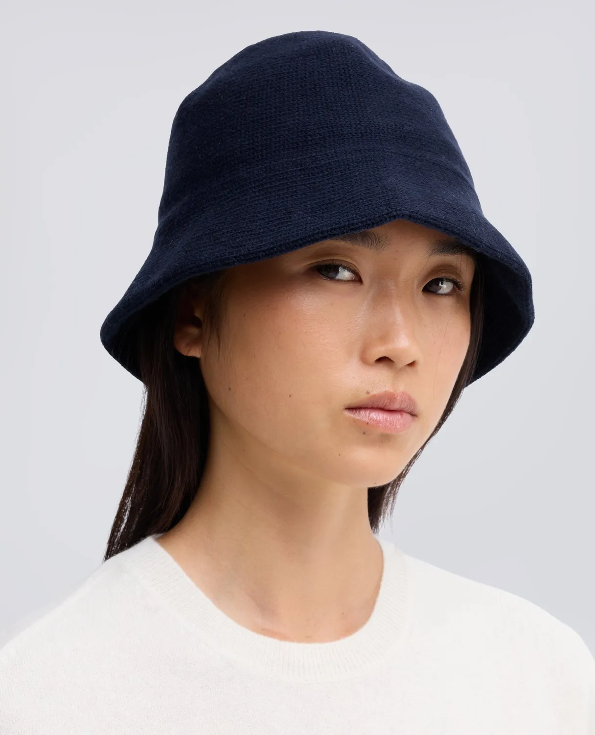 Aspesi bøllehat navy uld cashmere