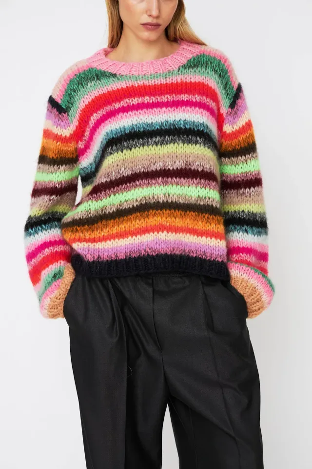 DAWNXDARE Genova 900 Multi pullover vendbar hals mohair
