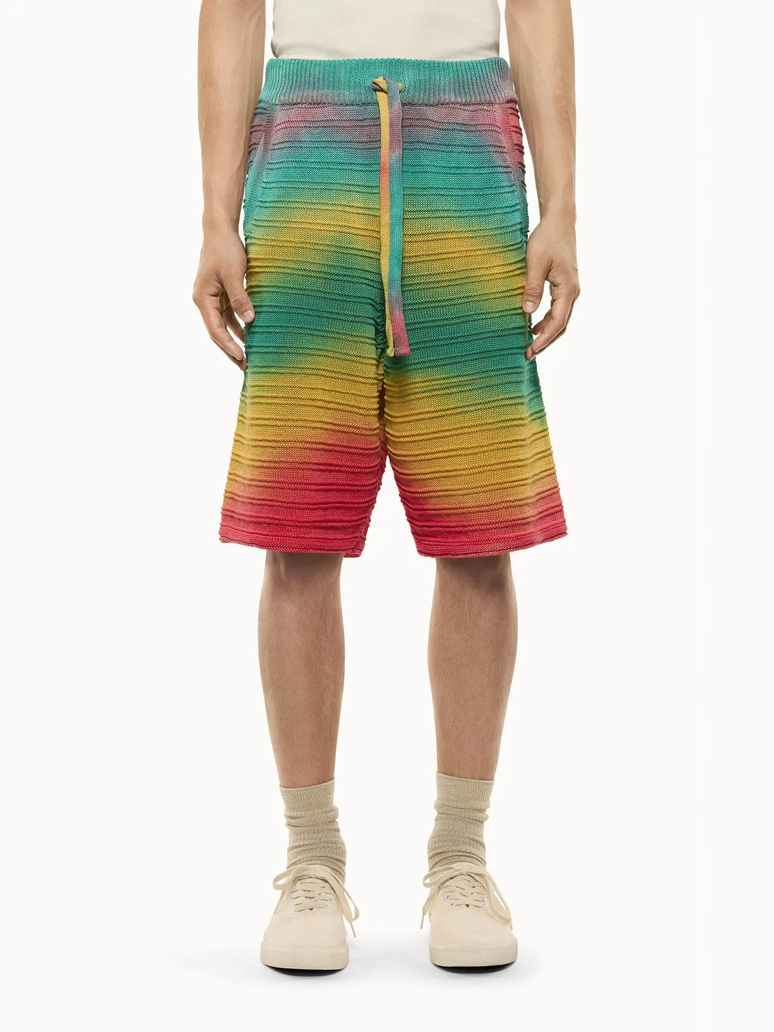 Laneus Knitted Shorts shorts multicolour bomuld